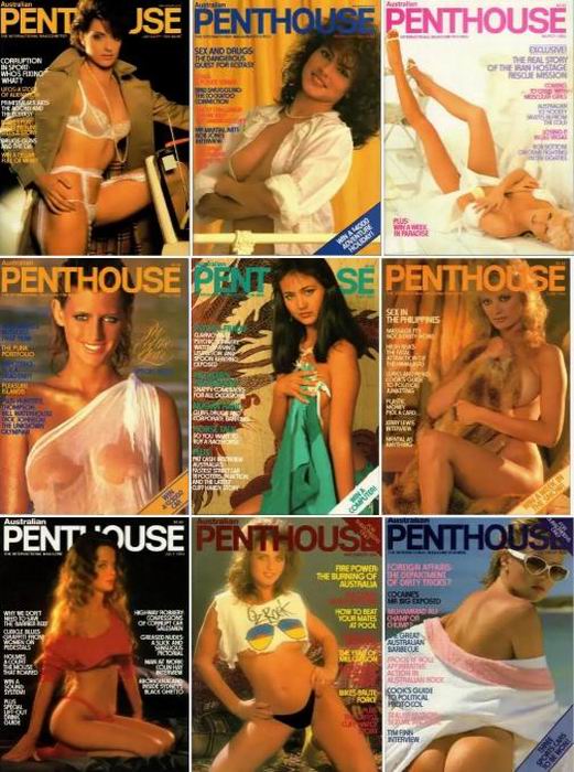 Australian Penthouse – Full Year 1984 Collection Issues