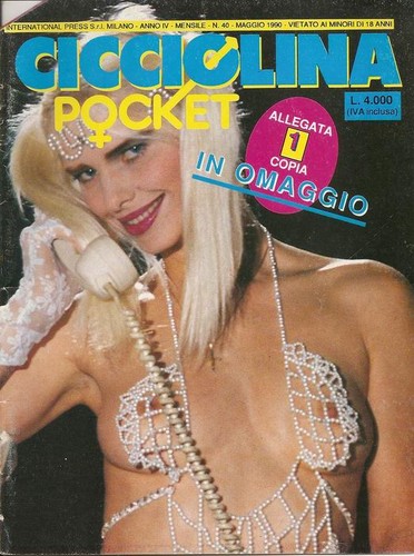 Cicciolina Pocket N.40 - Maggio 1990 - Adult Magazines Download
