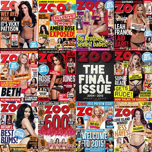 ZOO Magazine UK – Full Year 2015 Collection Issues