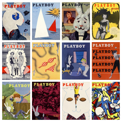 Playboy – 1954 Full Year Issues Collection