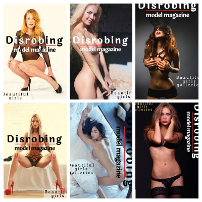 Disrobing model Magazine – 2021 Full Year Issues Collection