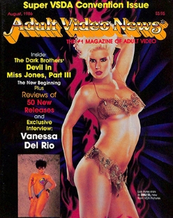 Adult Video News August 1986