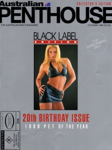 Australian Penthouse October 1999 Black Label