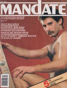 Mandate April 1980 Gay Magazine