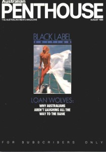 Australian Penthouse August 1988 Black Label
