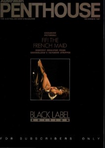 Australian Penthouse December 1987 Black Label