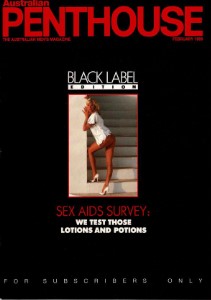 Australian Penthouse February 1989 Black Label