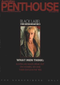 Australian Penthouse September 1990 Black Label
