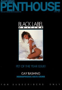 Australian Penthouse April 1991 Black Label