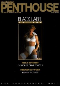 Australian Penthouse March 1992 Black Label