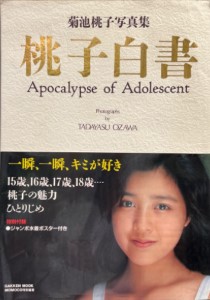 菊池桃子 写真集「桃子白書」初版 帯付き 1987年